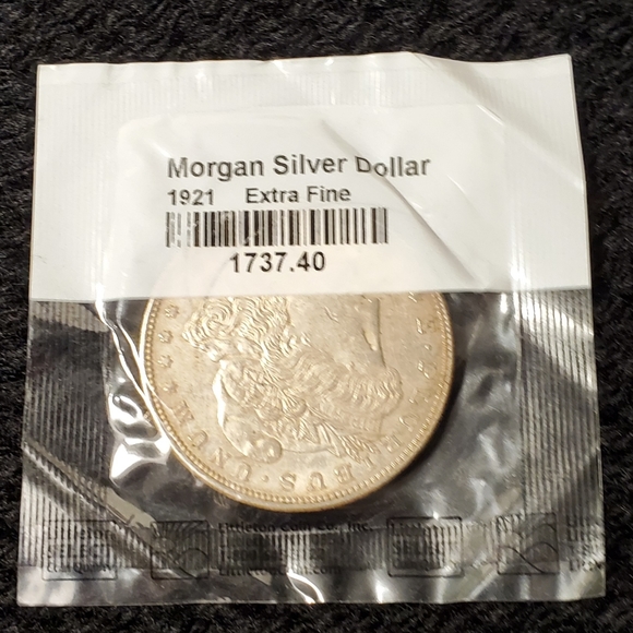 1921P Morgan Silver Dollar Coi Extra Fine 1921 Morgan Silver Dollar - Picture 1 of 11